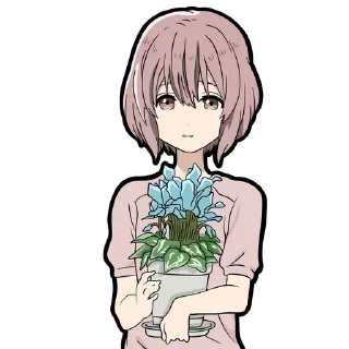 💐 emoji Форма Голоса @Nyasticks Telegram sticker 7 of 41