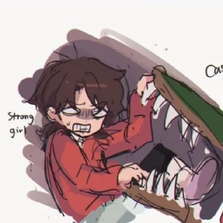😨 emoji Cassie!! Telegram sticker 6 of 22