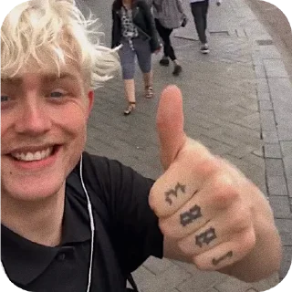 👍 emoji Joost Klein 😍❤️ ➡️ @Ctikerubot Telegram sticker 4 of 35