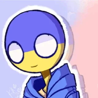 🇺🇦 emoji 𝙐𝙠𝙧𝙖𝙞𝙣𝙚 @country_humans_stickersQwQ Telegram sticker 18 of 52