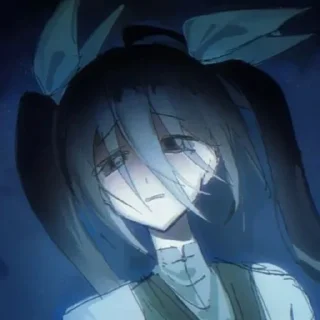 😞 emoji 2 недо-Мику @ImMariaMafia Telegram sticker 15 of 69