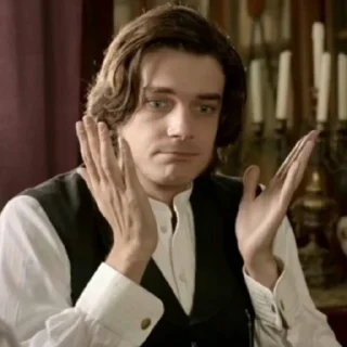 😐 emoji Бесы стайл Telegram sticker 6 of 63