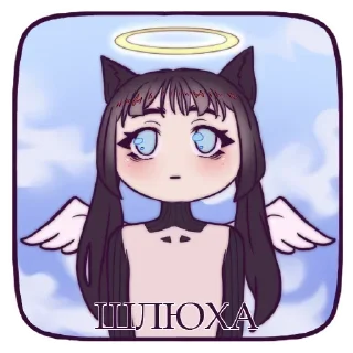 😇 emoji Больше стикеров 👉🏻 @stickertg4 Telegram sticker 15 of 52