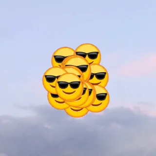 😎 emoji emoji in the sky by @my_unrefined Telegram sticker 21 of 61