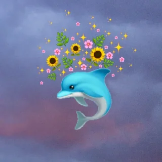 🐬 emoji emoji in the sky by @my_unrefined Telegram sticker 14 of 61