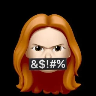 🤬 emoji Irina Telegram sticker 6 of 21