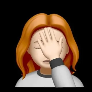 🤦‍♀ emoji Irina Telegram sticker 18 of 21
