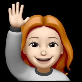 🙋‍♀ emoji Irina Telegram sticker 20 of 21