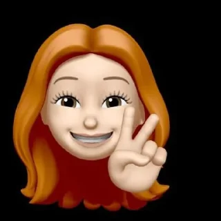 ✌️ emoji Irina Telegram sticker 9 of 21