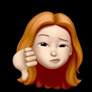 👎 emoji Irina Telegram sticker 10 of 21