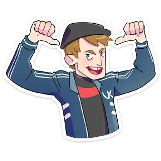 😤 emoji Славик 2 без надписей @TgSticker Telegram sticker 1 of 48