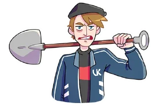 😠 emoji Славик 2 без надписей @TgSticker Telegram sticker 16 of 48