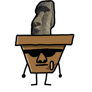 🗿 emoji Горшок Telegram sticker 12 of 120