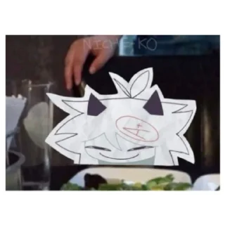 〰️ emoji Бумажные двоечники ( и отличники ) Telegram sticker 9 of 30