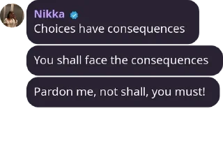 🤠 emoji Nikka's Quotes Telegram sticker 6 of 49