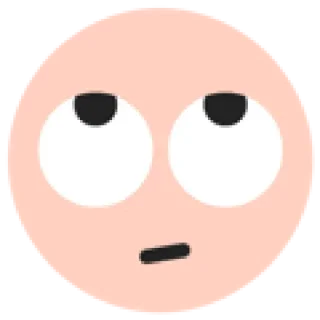 🙄 emoji TikTok by @bestavashablon Telegram sticker 5 of 41