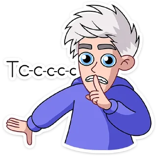 🤫 emoji Влад А4 • @TgSticker Telegram sticker 7 of 12
