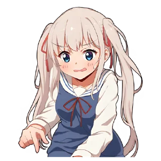😍 emoji Школьница-тян @nyasticks Telegram sticker 23 of 41