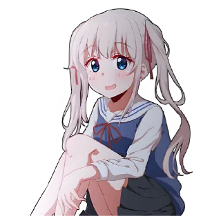 😅 emoji Школьница-тян @nyasticks Telegram sticker 11 of 41