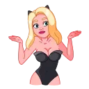 🤷‍♀️ emoji Больше стикеров : @stickeriiiiiii Telegram sticker 7 of 27