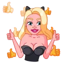 👍 emoji Больше стикеров : @stickeriiiiiii Telegram sticker 3 of 27