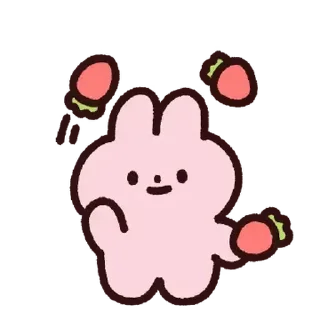 🍓 emoji 𐃘  @softsticks ♡⸝⸝ Telegram sticker 23 of 24