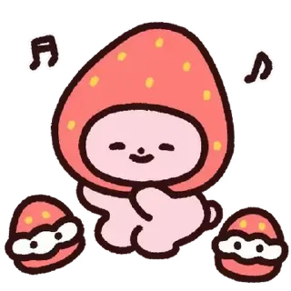 🍓 emoji 𐃘  @softsticks ♡⸝⸝ Telegram sticker 12 of 24