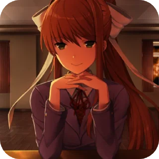 👍 emoji dokidokiliteratureclub — @nightlightoO3 Telegram sticker 1 of 55