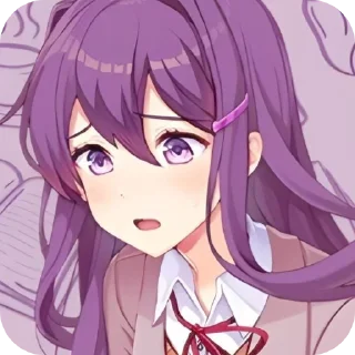 💇 emoji dokidokiliteratureclub — @nightlightoO3 Telegram sticker 8 of 55