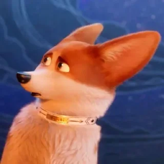 🤔 emoji Rex Royal Corgi [ Sticker Pack ] Telegram sticker 10 of 19