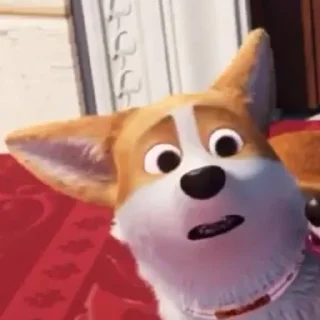 😨 emoji Rex Royal Corgi [ Sticker Pack ] Telegram sticker 14 of 19