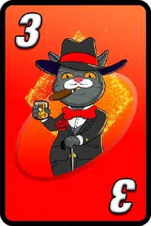 🟥 emoji UNO WAR STICKERS Telegram sticker 19 of 111