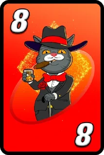 🟥 emoji UNO WAR STICKERS Telegram sticker 24 of 111