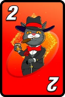 🟥 emoji UNO WAR STICKERS Telegram sticker 18 of 111