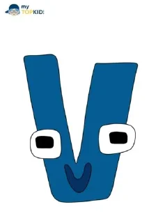 🔷 emoji Алфавит лор Telegram sticker 22 of 26