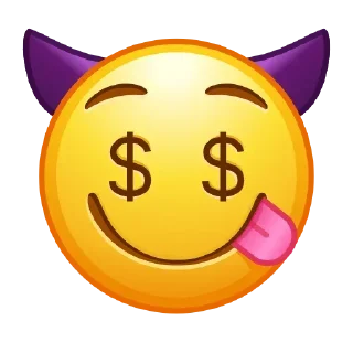 😈 emoji Больше стикеров 👉🏻 @stickertg4 Telegram sticker 16 of 101