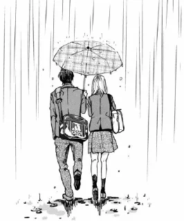 ☔ emoji Anime hugs and love Telegram sticker 13 of 30