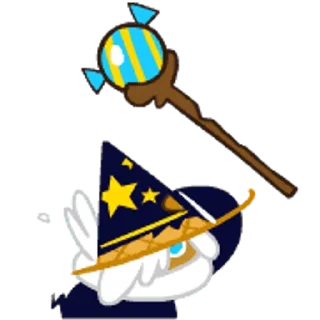 🧙 emoji Wizard Cookie! Telegram sticker 16 of 44
