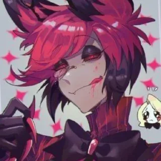 😄 emoji Стикеры Аластора Telegram sticker 17 of 21