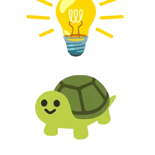 💡 emoji Черепашки Telegram sticker 20 of 34