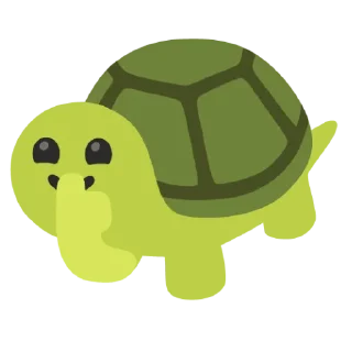 🤫 emoji Черепашки Telegram sticker 18 of 34