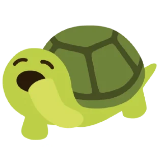 🥱 emoji Черепашки Telegram sticker 24 of 34