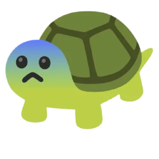 😨 emoji Черепашки Telegram sticker 15 of 34