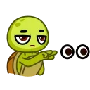 😒 emoji Donnie Turtle Telegram sticker 23 of 32