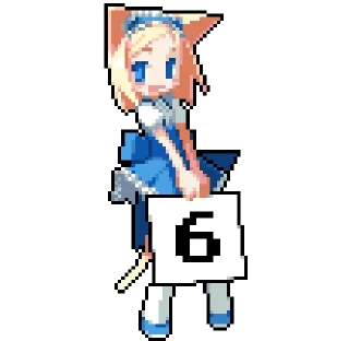 6⃣ emoji Rule34 counter animated | @ignorantsplace Telegram sticker 7 of 13