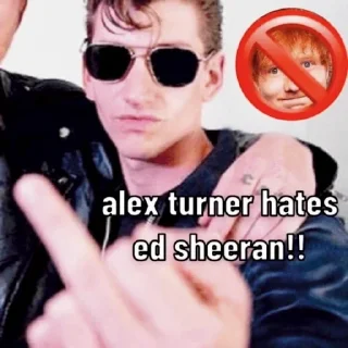 🖕 emoji arctic monkeys Telegram sticker 9 of 61