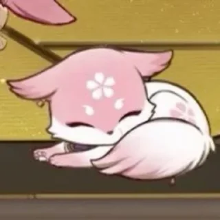 🦊 emoji ☆꙳ yae miko ꙳☆ Telegram sticker 11 of 37