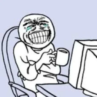 🤣 emoji Ти шо дурак? Telegram sticker 17 of 23