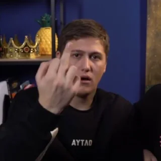 🖕 emoji Руслан тушенка Telegram sticker 19 of 100