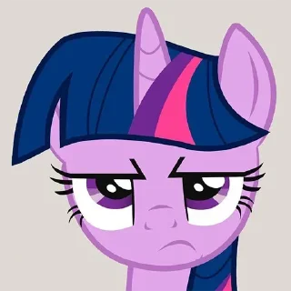 🙁 emoji Twilight Sparkle ✨ Telegram sticker 14 of 95